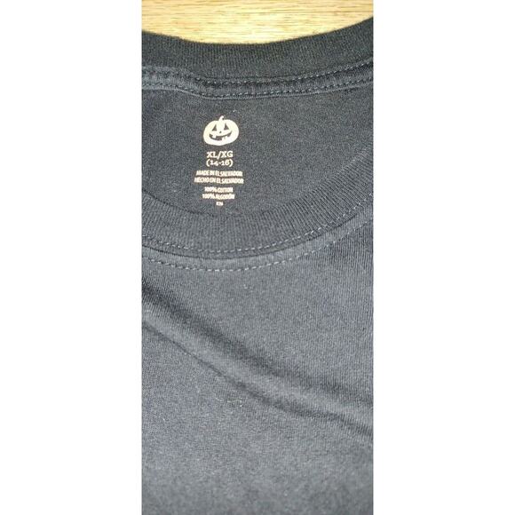 Halloween T-Shirt Jack o Lantern Cemetery scene Youth XL, Halloween Spooky Goth - Picture 3 of 3